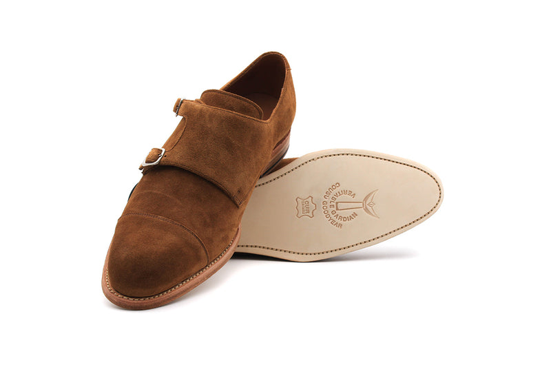 Lambesc Derbies Monk Strap - Suede Leather (Man)